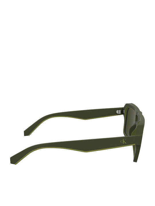 Calvin Klein Unisex Ochelari de soare cu Verde Cadru și Verde Lentilă CKJ25603S 309