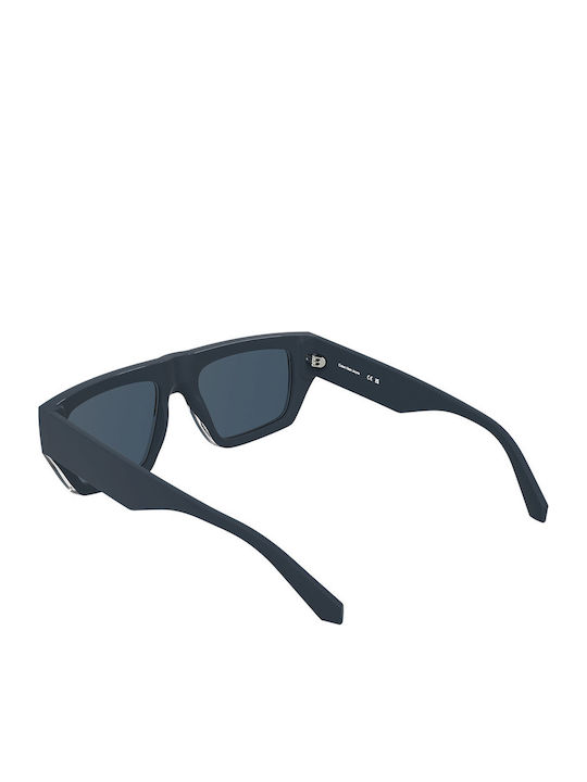 Calvin Klein Unisex Ochelari de soare cu Albastru marin Cadru și Albastru Lentilă CKJ25619S 400