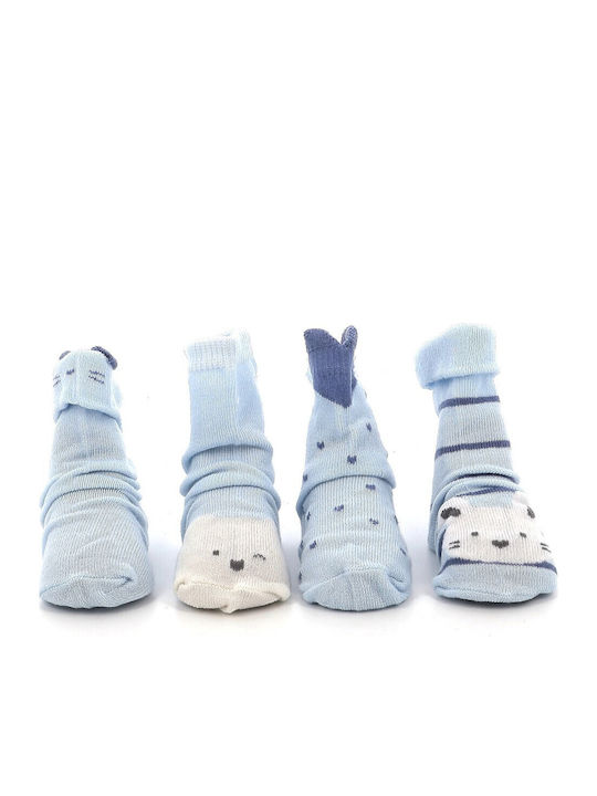 Mayoral Kids' Socks Light Blue 4 Pairs