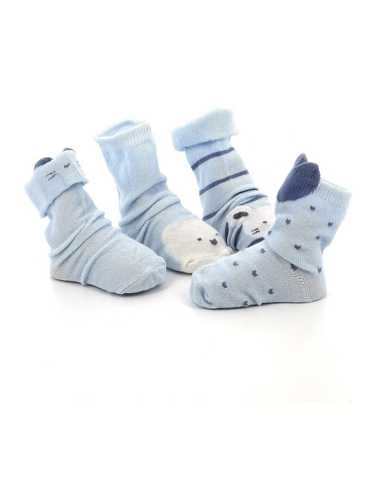 Mayoral Kids' Socks Light Blue 4 Pairs
