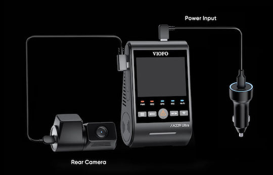 Viofo A229 Ultra 2 4K Windshield Car DVR Set with Rear Camera