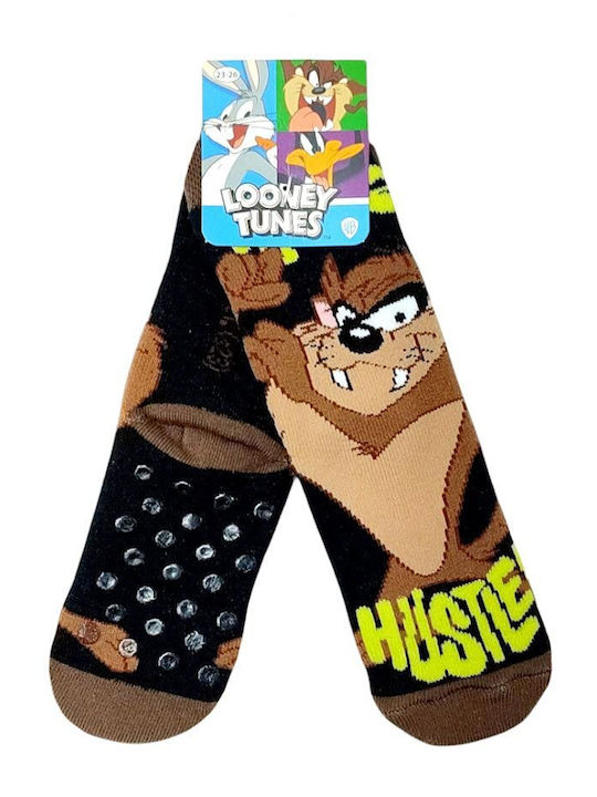 Looney Tunes Șosete pentru Copii Antiderapant Black