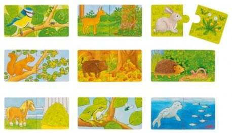 Puzzle pentru Copii pentru 2++ Ani 18buc Goki