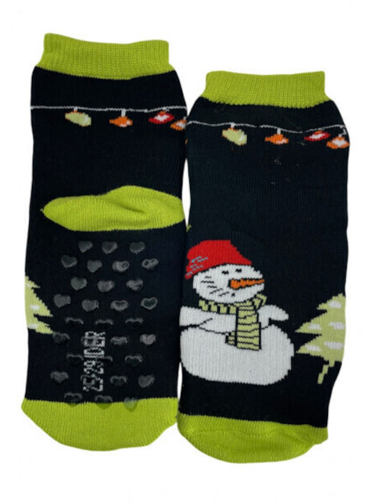 IDER Kindersocken Rutschfest Schwarze