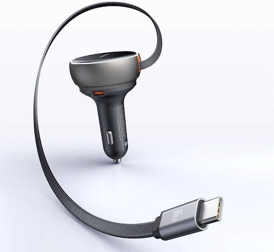 Mcdodo Cc-4850 Auto-Ladegerät 80W 7A Schnellladung mit einem Anschluss: 1xUSB mit Kabel Typ-C,TC-TC Schwarz Farbe