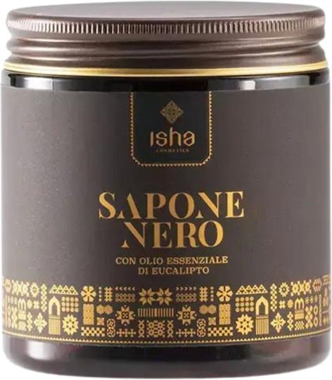 Afrikanische Schwarze Seife Eukalyptus 1000ml Isha