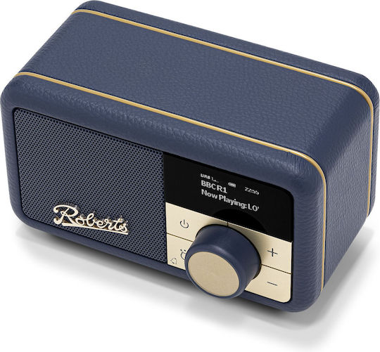 Roberts Revival Petite 2 Φορητό Ραδιόφωνο Επαναφορτιζόμενο DAB+ με Bluetooth Midnight Blue