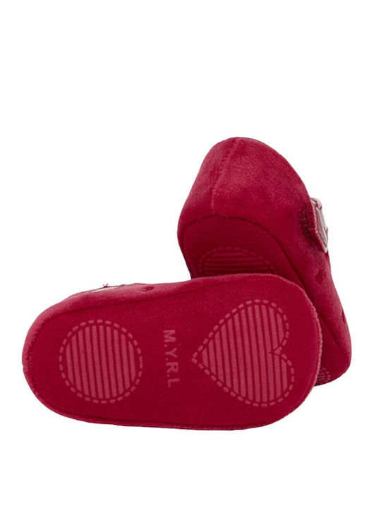 Mayoral Soft-Sole Baby Pumps Red
