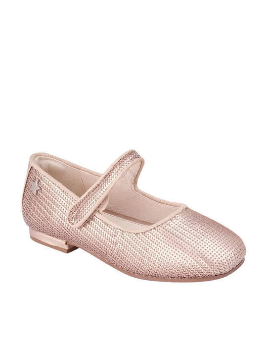 Kids Anatomic Ballerinas Mercedita with Hoop & Loop Closure Pink