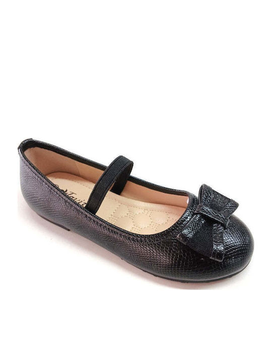 Παιδικές Μπαλαρίνες mit elastischem Gurt Schwarz