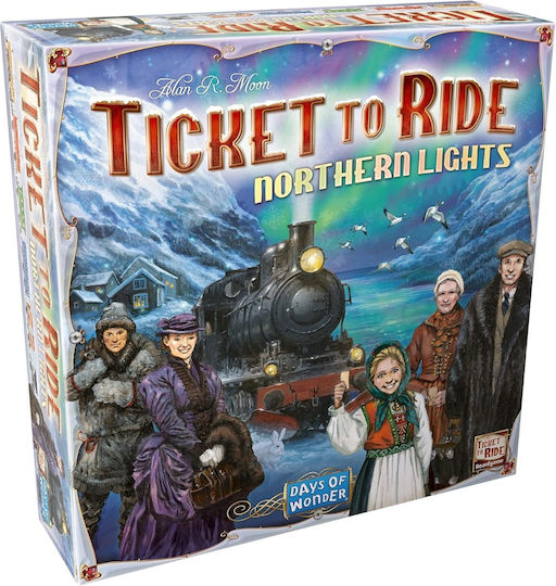 Настолна игра Ticket to Ride: Northern Lights за 2-5 играчи 8+ години (EN) Days of Wonder