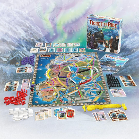 Настолна игра Ticket to Ride: Northern Lights за 2-5 играчи 8+ години (EN) Days of Wonder