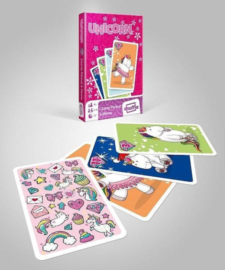 Board Game Unicorn Memo for 2-5 Players 4+ Years Old (PL) Cartamundi