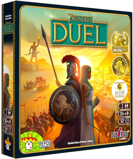 Joc de Societate 7 Wonders Duel pentru 2 Jucători 10+ Ani Asmodee
