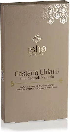 Natural Light Brown Hair Dye 100g Isha