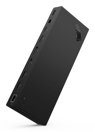 Lenovo ThinkPad USB4 Smart Dock 5500 Dock Docking Station με HDMI/DisplayPort 4K PD Ethernet και σύνδεση 4 Οθονών Μαύρο