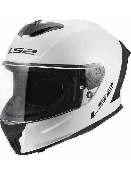 LS2 FF820 Rapid III White Gloss Motorcycle Helmet Full Face ECE 22.06 1350gr