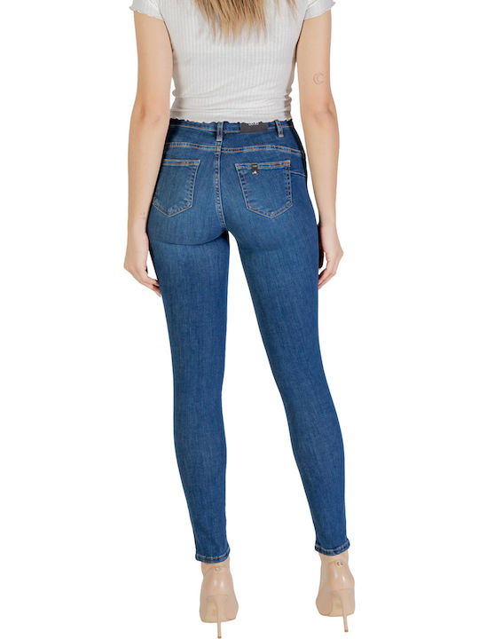 Women's Jean Trousers Flared in Skinny Fit Blue