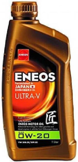 Eneos Ultra-v Συνθετικό Λάδι Αυτοκινήτου 0W-20 1lt