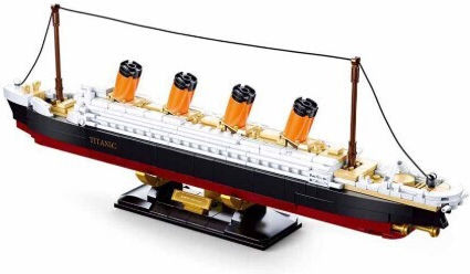 Sluban Cuburi De Construit Titanic Pentru 10+ Ani 481 Bucăți