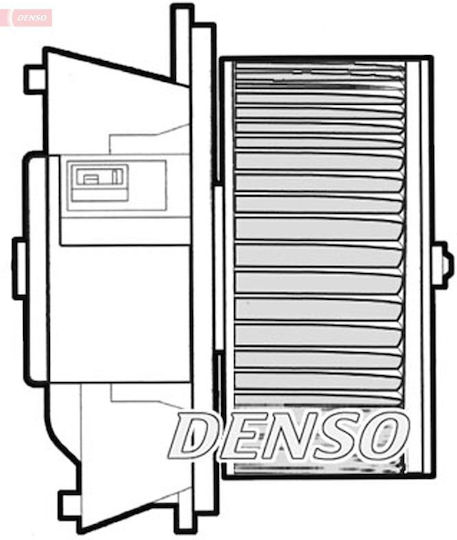 Fiat Doblo Cargo 223 Belüftungsgehäuseplatine Denso Dea09043