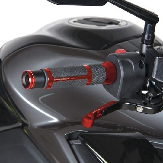 Barracuda Motorcycle Handlebars B-Lux Aluminum in Blue color