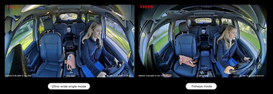 Viofo Set Cameră DVR Auto 4K Bluetooth Wi-Fi GPS și Cameră Marșarier