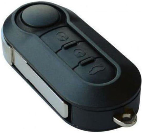 Foldable Car Key Shell with Blade with 3 Buttons for Fiat