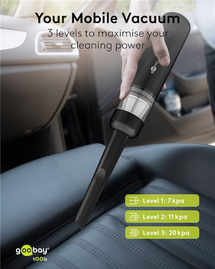 Goobay Car Hand Vacuum & Blower 2 In 1 Rechargeable 5V 120W