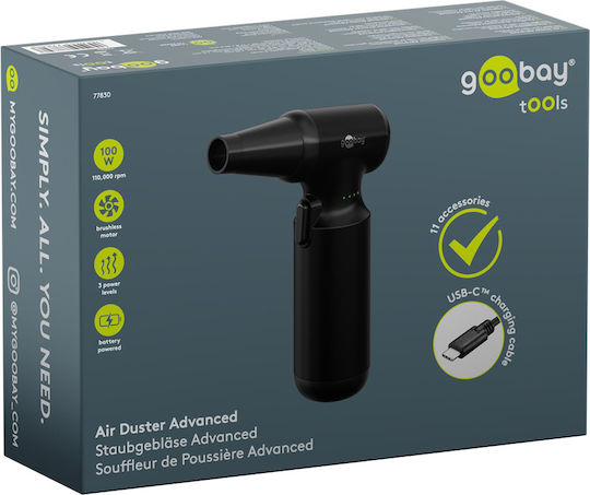 Goobay Goobay Handheld Blower 110000rpm with Battery 6000mAh