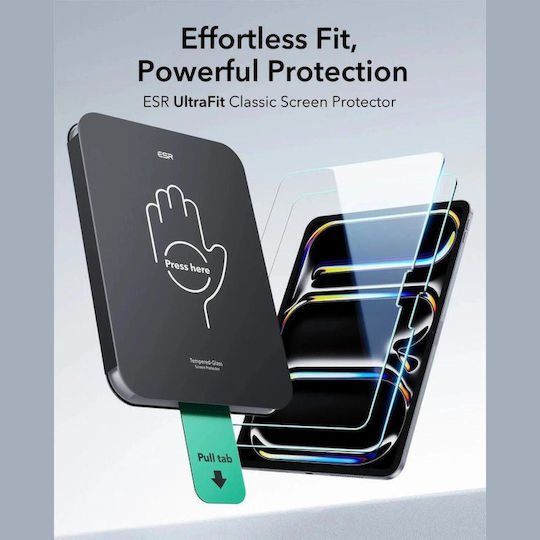 ESR 2 Pack Gehärtetes Glas (iPad Pro 2024 11")