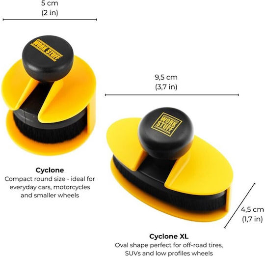 Cyclone Xl Апликатор За Гуми Ws 128 Овален Апликатор 9.5 × 4.4 См Work Stuff 2996
