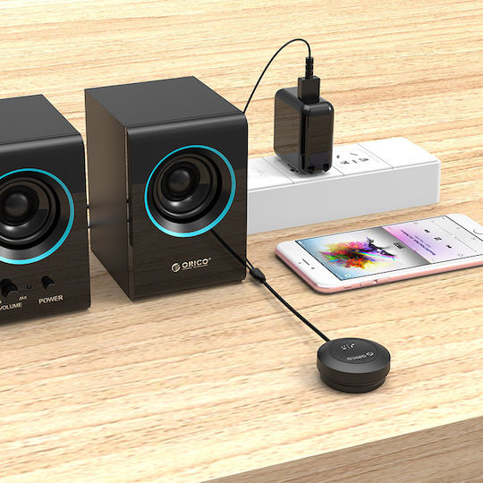 Bluetooth Ресийвър Orico Bcr02-bk Автомобили Смартфони Таблети Устройства с Bluetooth USB 3.5 мм Жак Черен