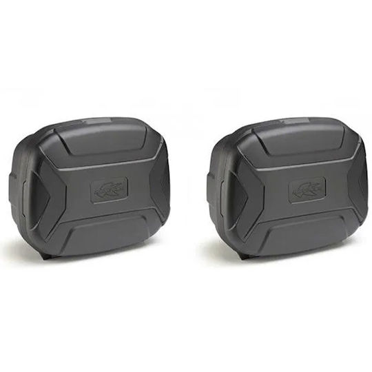 Kappa Moto K-Vector KVC35N Monokey Motorcycle Hard Side Case Set 35lt in Black Colour