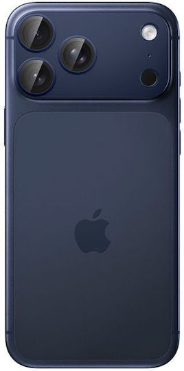 Spigen Optik Pro XL EZ Fit Camera Protection Tempered Glass Blue for the iPhone 17 Pro Max