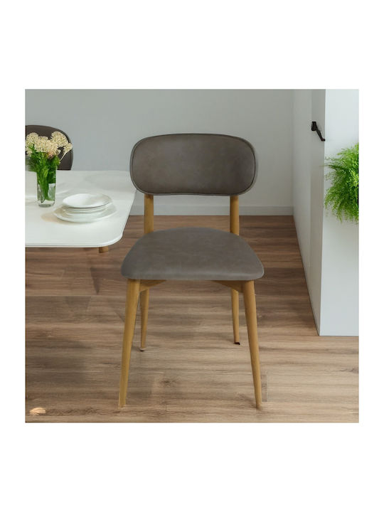 Bomonti Scaune Sala de mese Maro 1buc 50x50x85buc