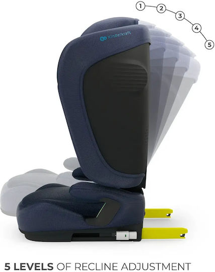 Kinderkraft Unity 2 Baby Car Seat High-back Booster i-Size with Isofix Navy