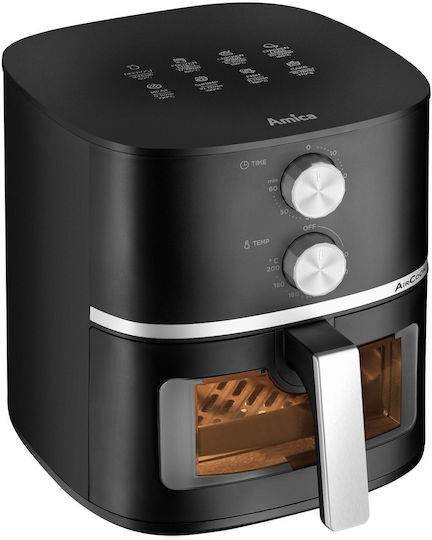 Amica Air Fryer 5.5lt Μαύρο 2090716