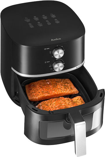 Amica Air Fryer 5.5lt Μαύρο 2090716