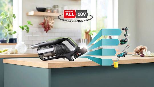 Bosch BCS931TQC Wiederaufladbarer Stielstaubsauger 18V Grüne