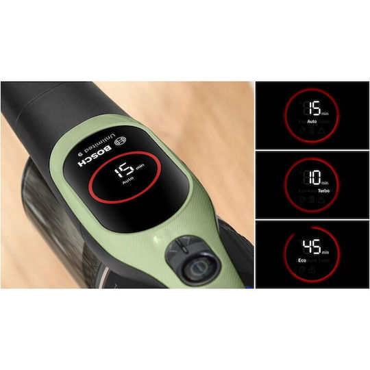 Bosch Unlimited 9 Rechargeable Stick Vacuum 18V Green