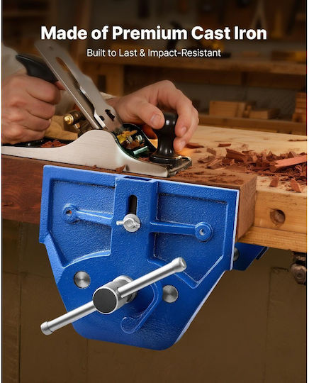 Vevor Fixed Vise for Countertop made of Cast Iron with Maximum Opening 160mm