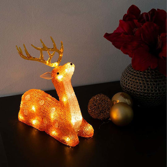 Figurină De Crăciun Iluminată Konstsmide Ren 24 Leduri 22cm 6215-103