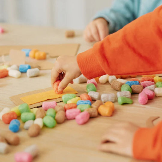 Playmais Classic 3d Κατασκευή Σφουγγαράκια Καλαμπόκι 90τεμ Cupcake 3+ Ετών 160948