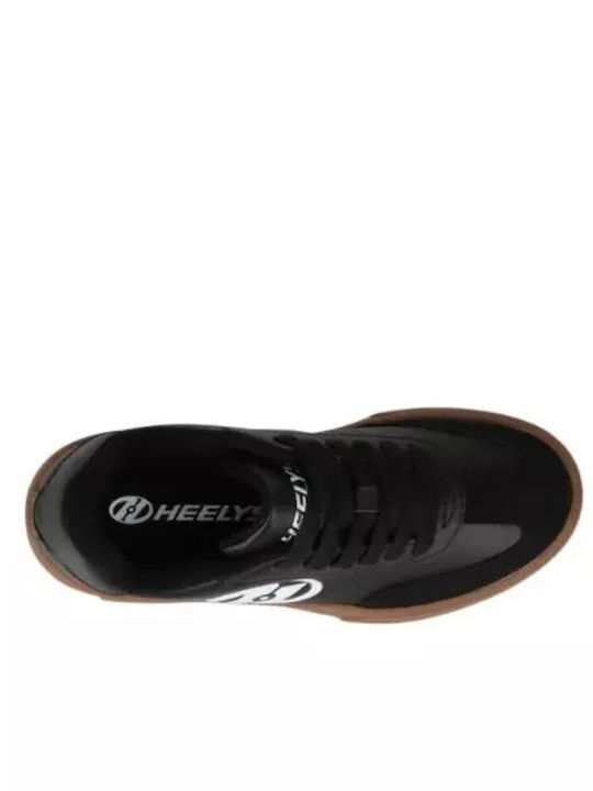 Παιδικά Sneakers με Ροδάκια Μαύρα