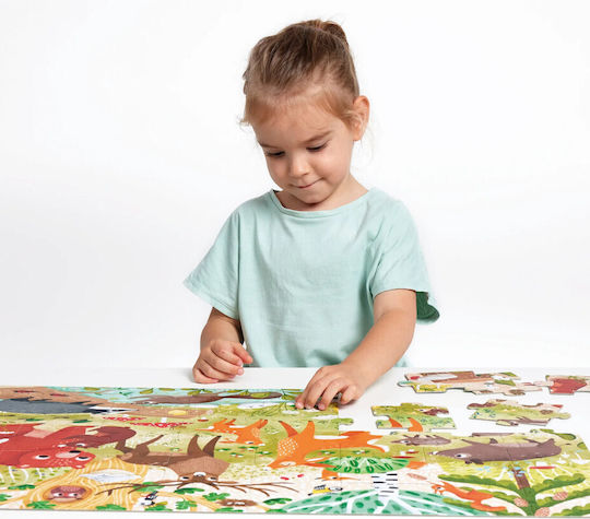 Kinderpuzzle für 3+ Jahre alt+ Jahre 40pcs Banana Panda