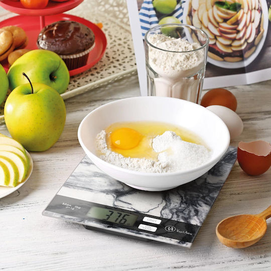 Alista Home Digitale Küchenwaage bis 5kg Weiß