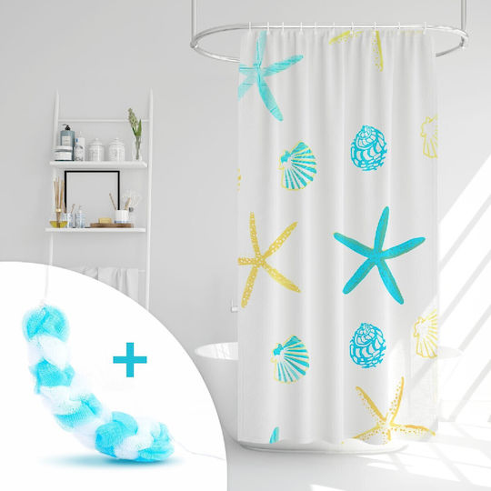 Alista Home Perdea de Baie 180x180cm Multicoloră