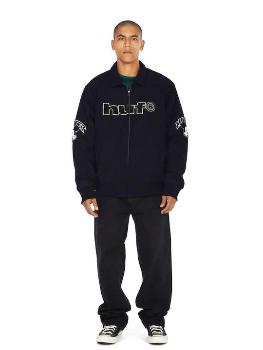 Disney Mickey Mouse Worldwide Tour College Jacket Navy