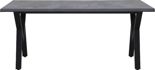 Walter Tisch Speisesaal Holz Gray 160x80x75cm